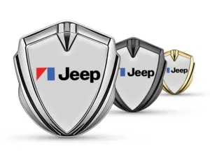 Jeep Metallico Emblema Badge Stile Minimal Universale